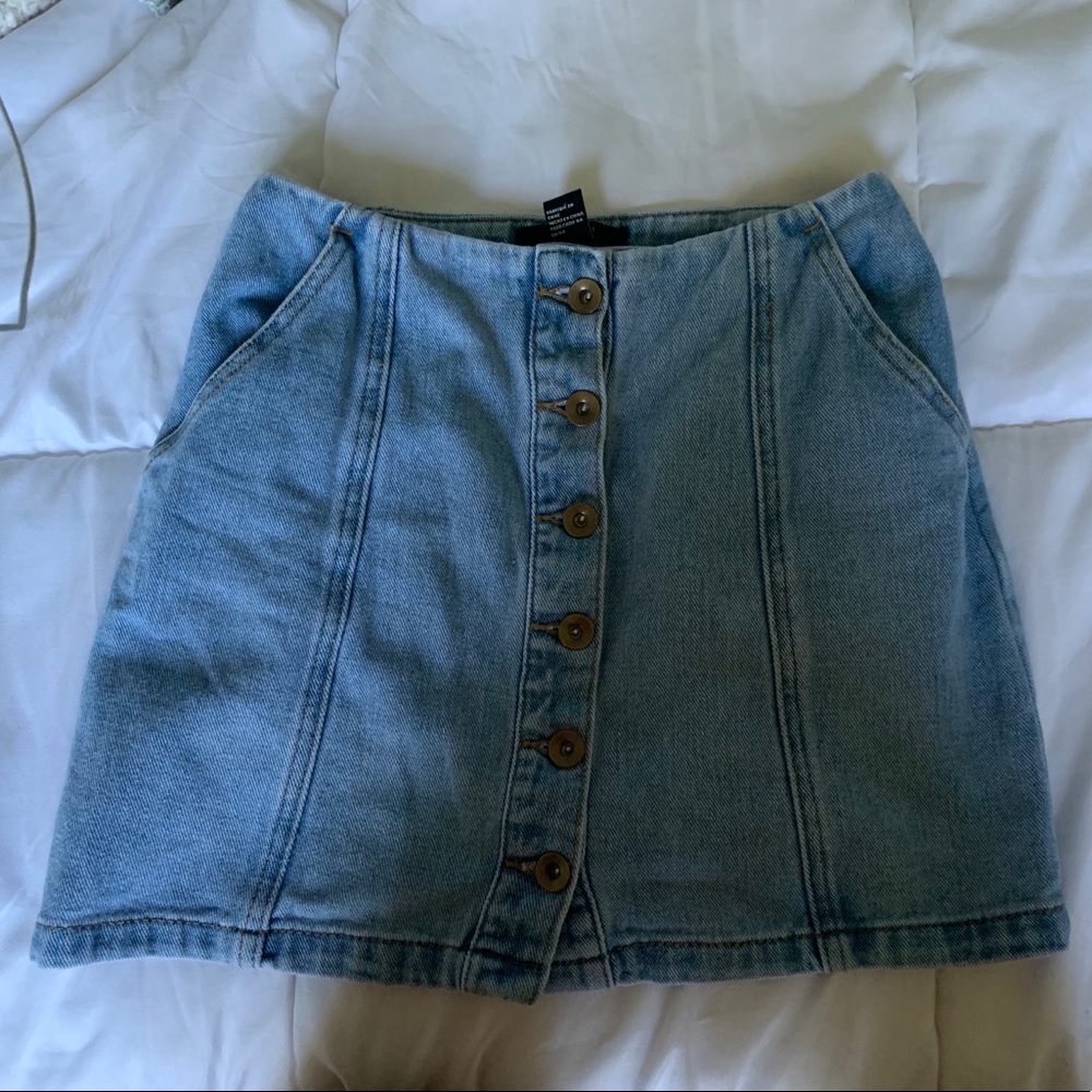 Forever 21 denim skirt